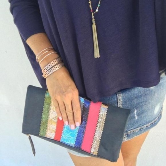 Stella & Dot | Multicolor Versatile Gitane Tassel Necklace - Picture 5 of 9